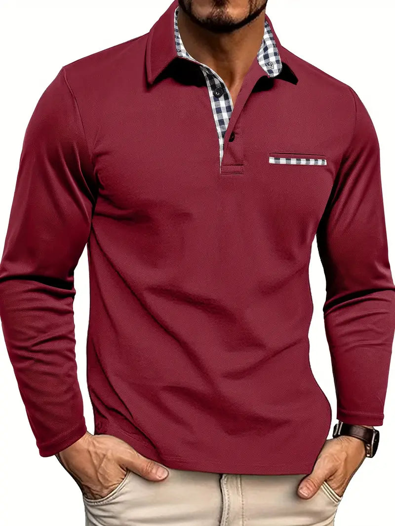 Polo Homme à Manches Longues Chic 1