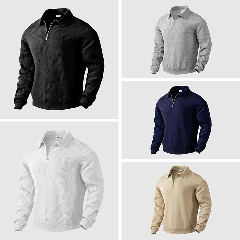 Polo Urbain à Manches Longues pour Homme 5