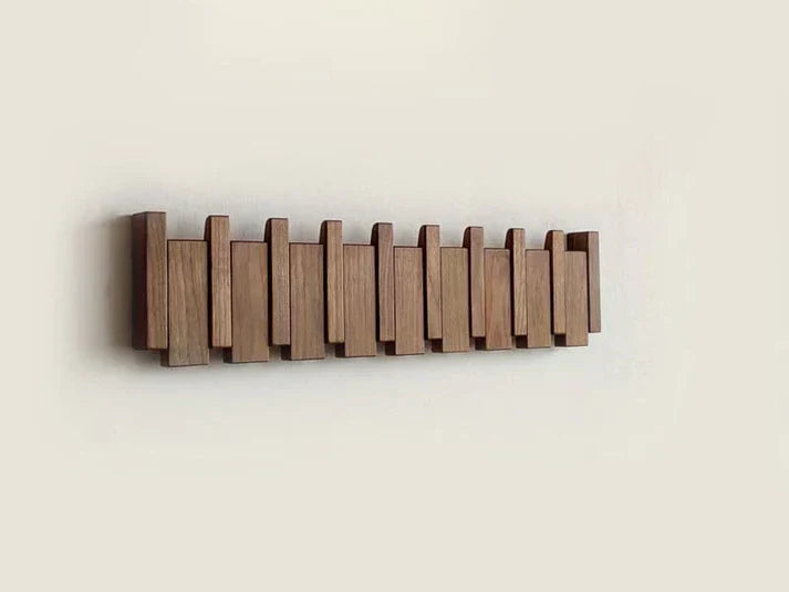 Porte-manteau en bois - Inspiration piano 2