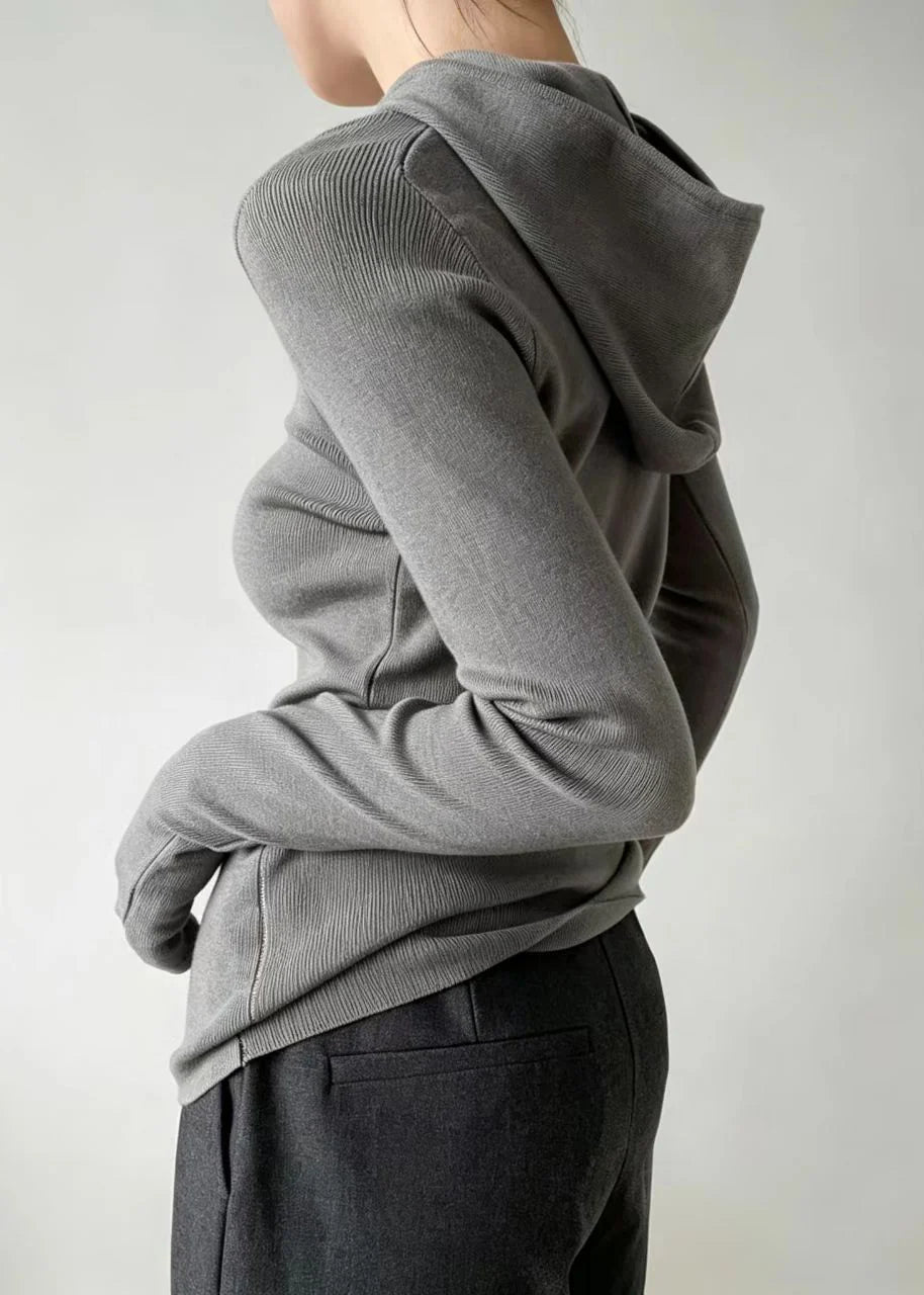 Pull À Capuche Femme Décontracté Manches Longues Avec Passe-Pouces 4