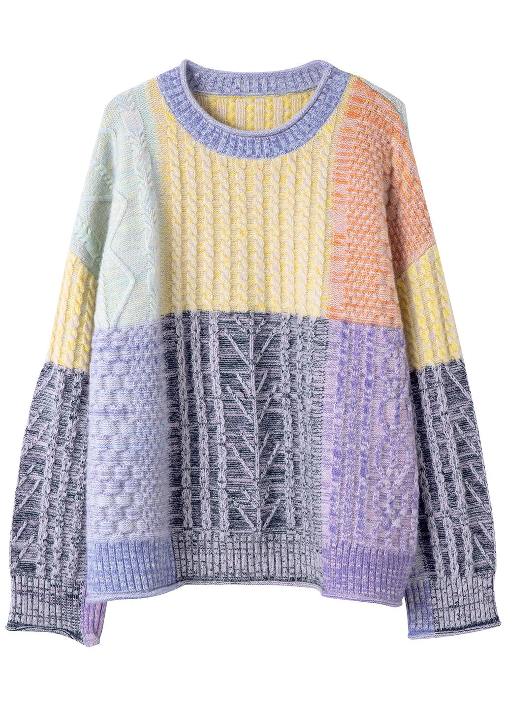 Pull Court Oversize à Carreaux pour Femme 4
