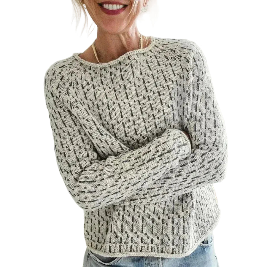 Pull Décontracté Femme Col Bateau 0