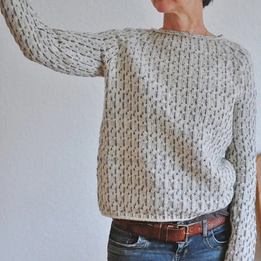 Pull Décontracté Femme Col Bateau 3