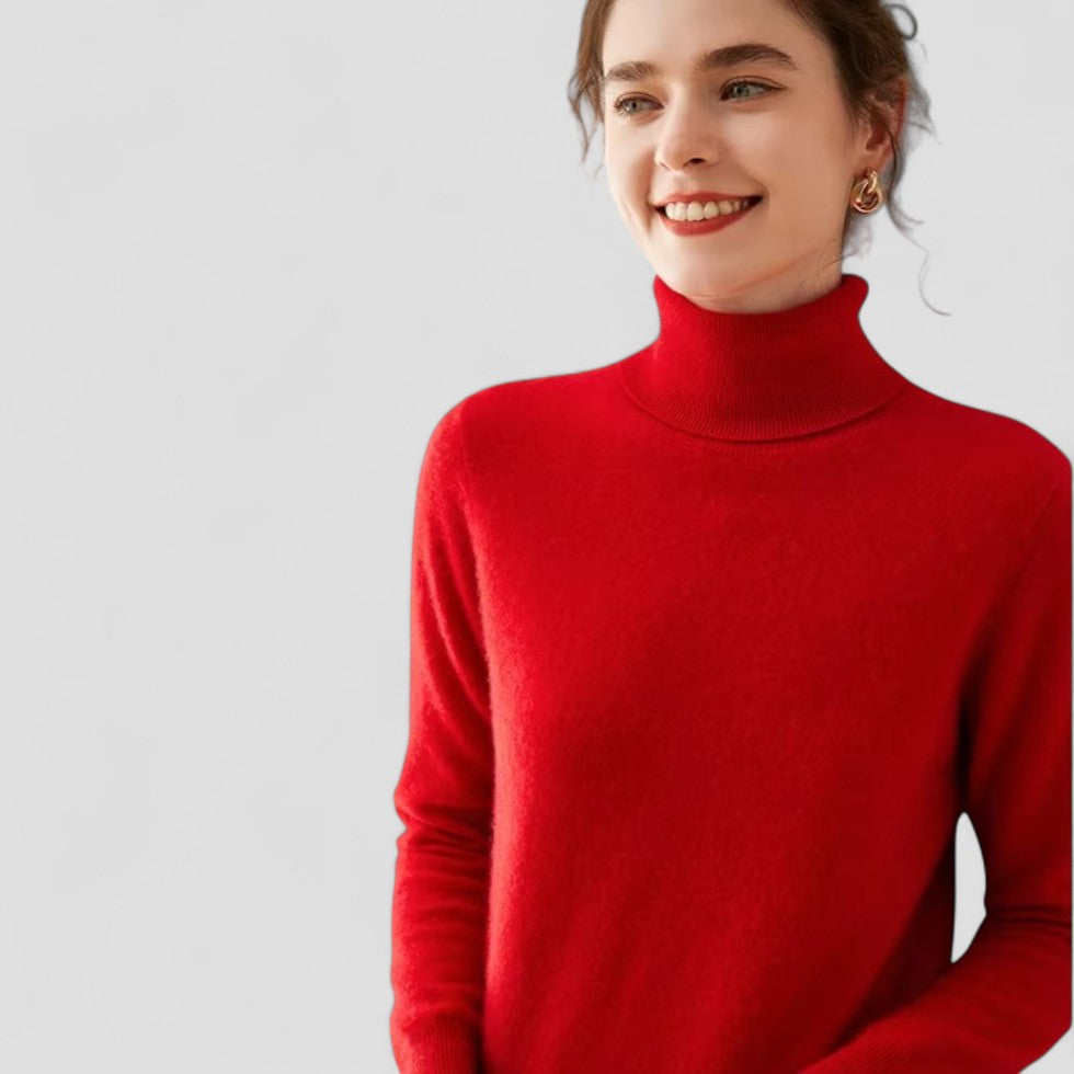 Pull Femme Col Roulé Chic 0