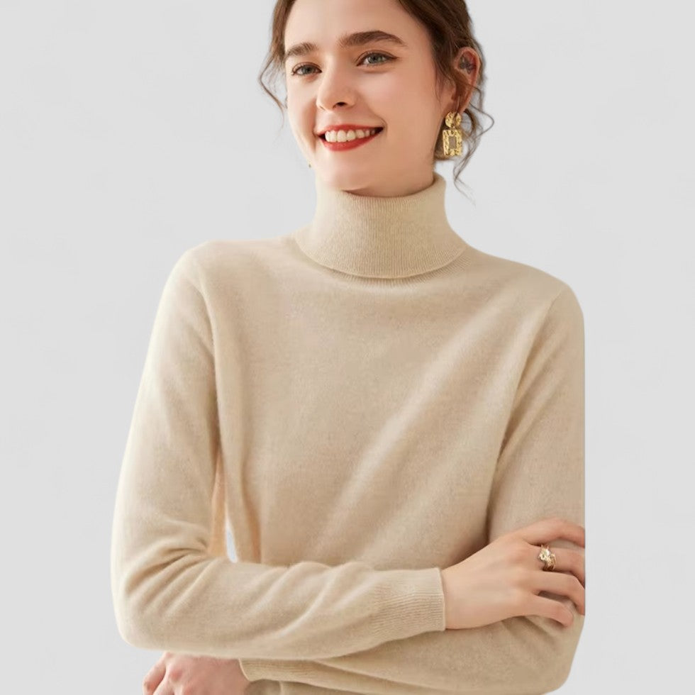 Pull Femme Col Roulé Chic 2