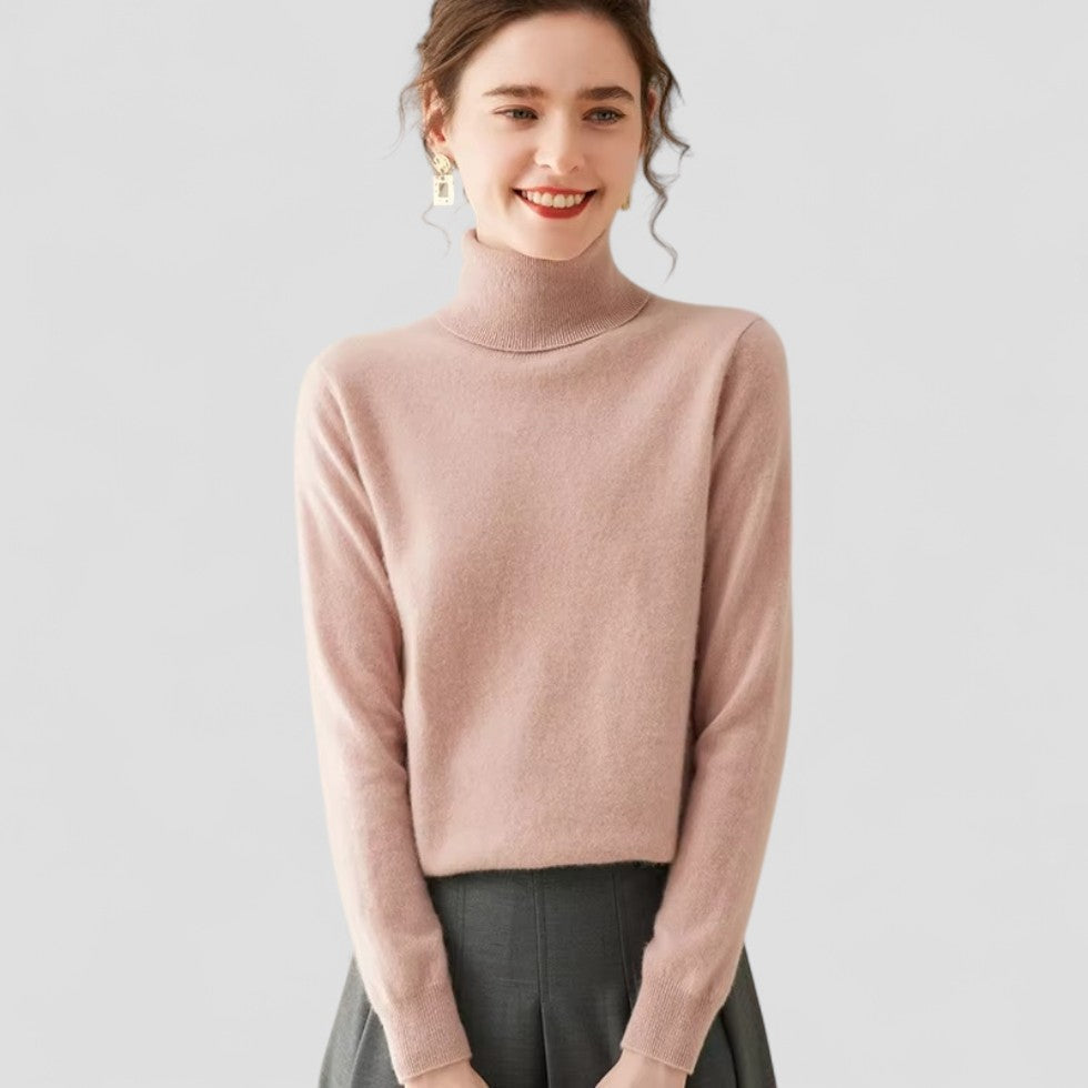 Pull Femme Col Roulé Chic 7