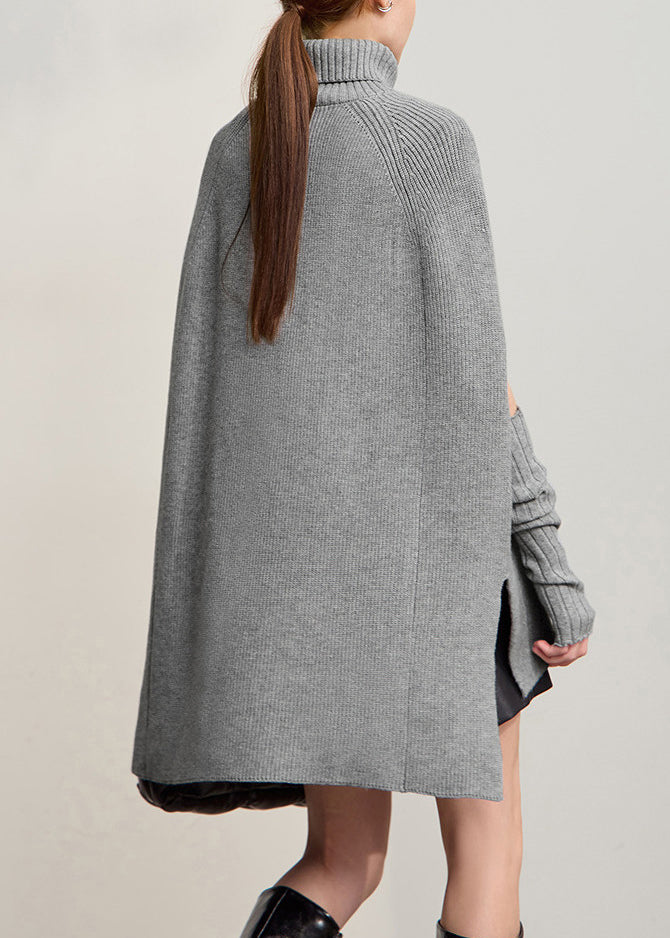 Pull Femme Coupe Asymétrique Confort Automne 3