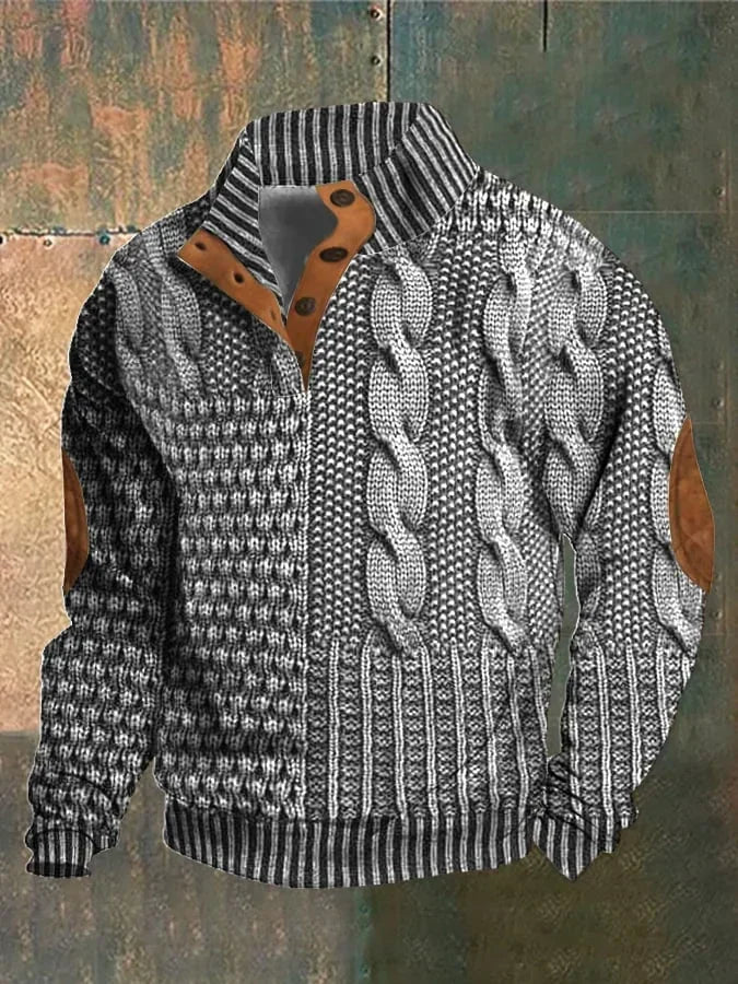 Pull Homme Col Roulé Hiver Classique 7