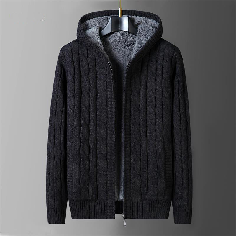 Pull à Capuche Tricoté pour Homme 1