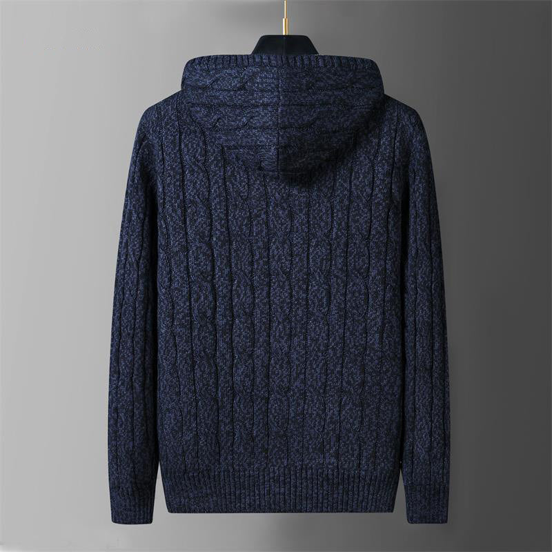 Pull à Capuche Tricoté pour Homme 4