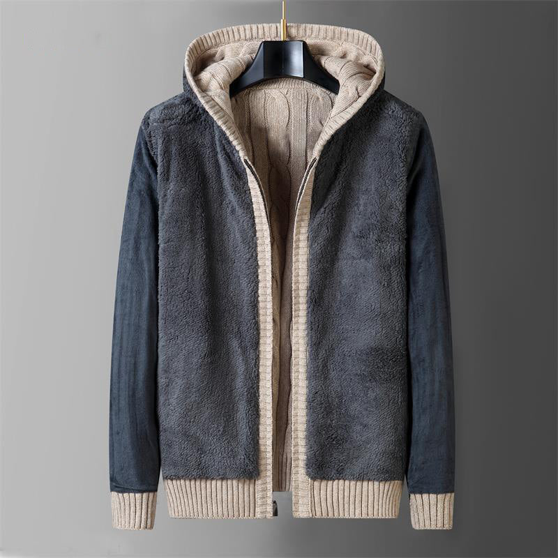 Pull à Capuche Tricoté pour Homme 5