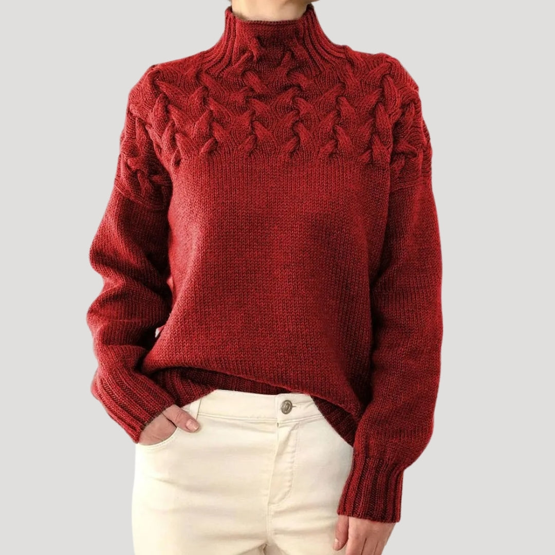 Pull à col montant pour femme Printemps 9