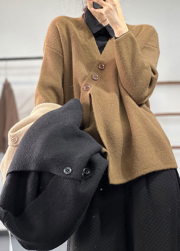 Pull en Cachemire Épais Asymétrique pour Femme 1