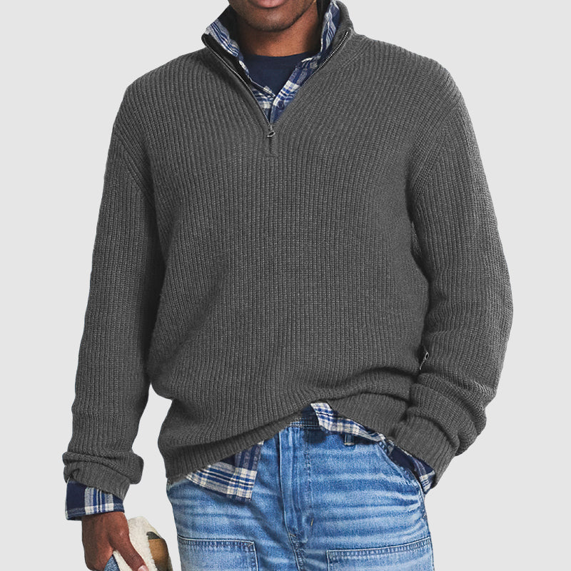 Pull en Cachemire pour Hommes avec Fermeture Éclair 7