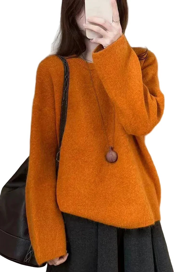 Pull oversize femme hiver ample 0