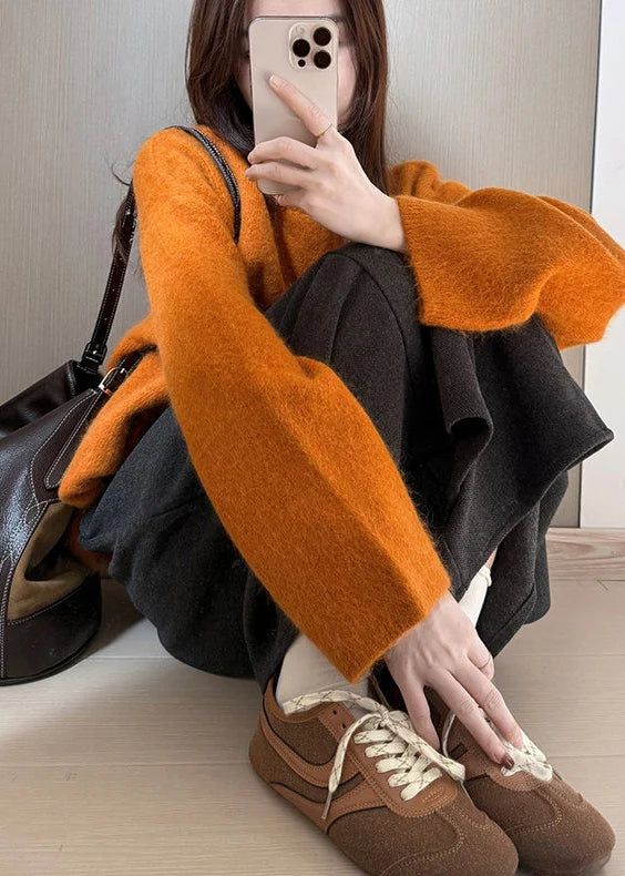 Pull oversize femme hiver ample 3