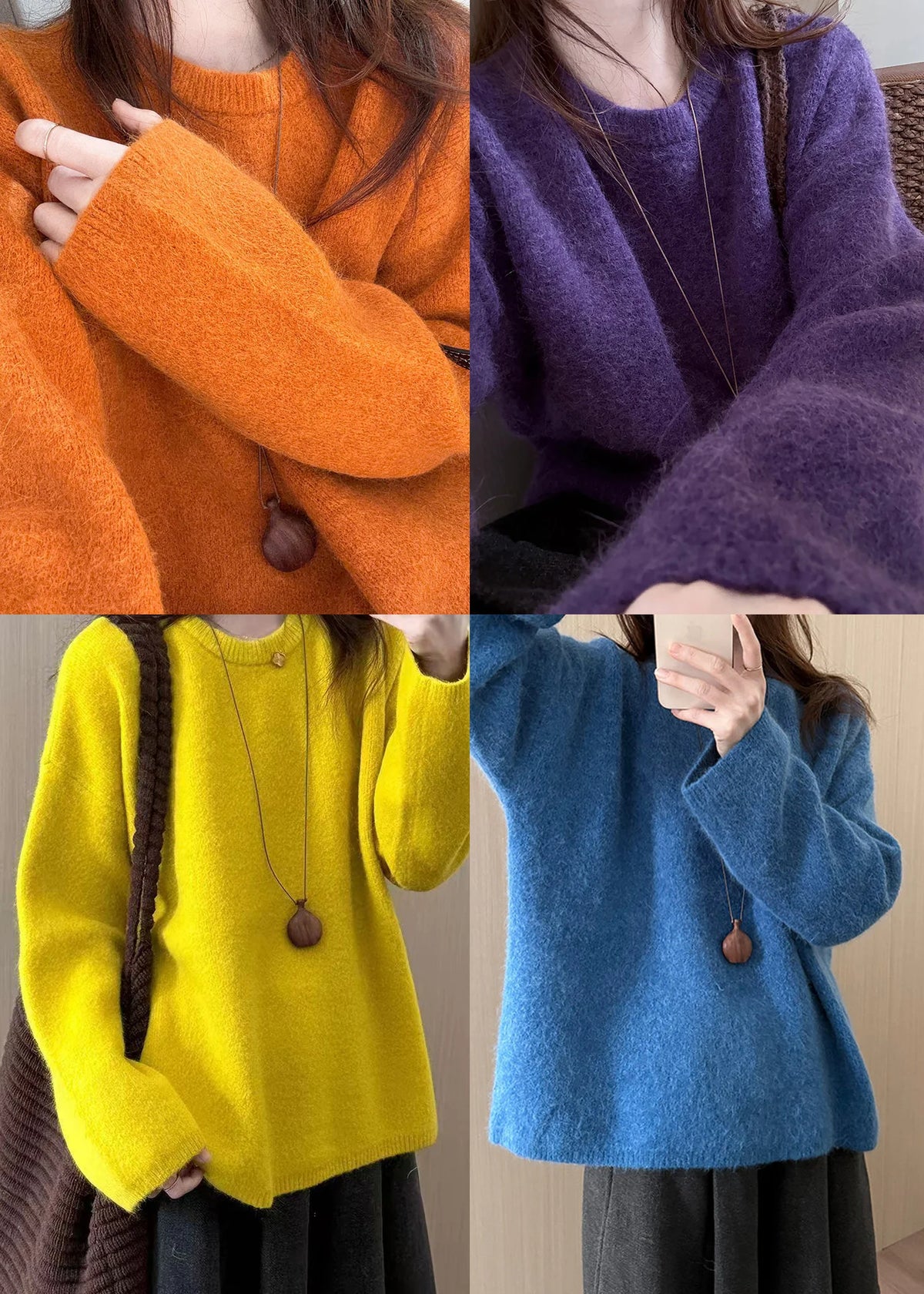 Pull oversize femme hiver ample 4