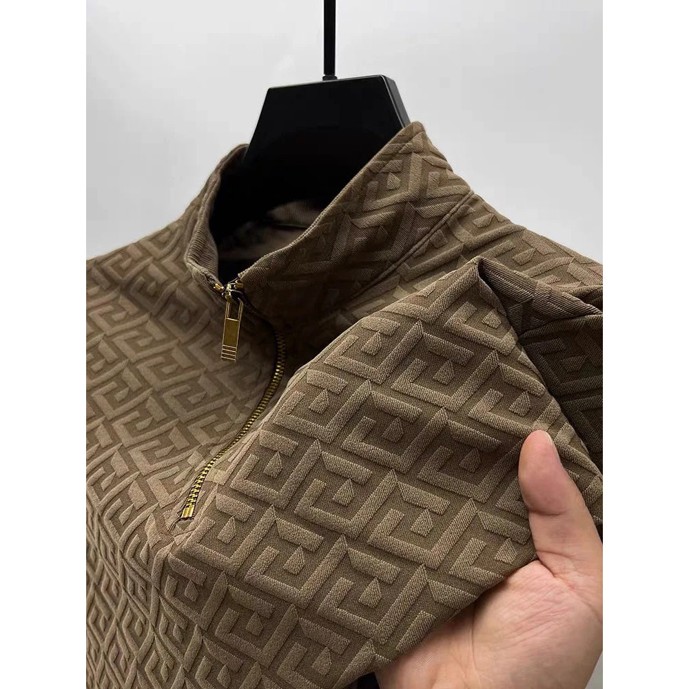 Pull pour Homme Col Montant Chic 0