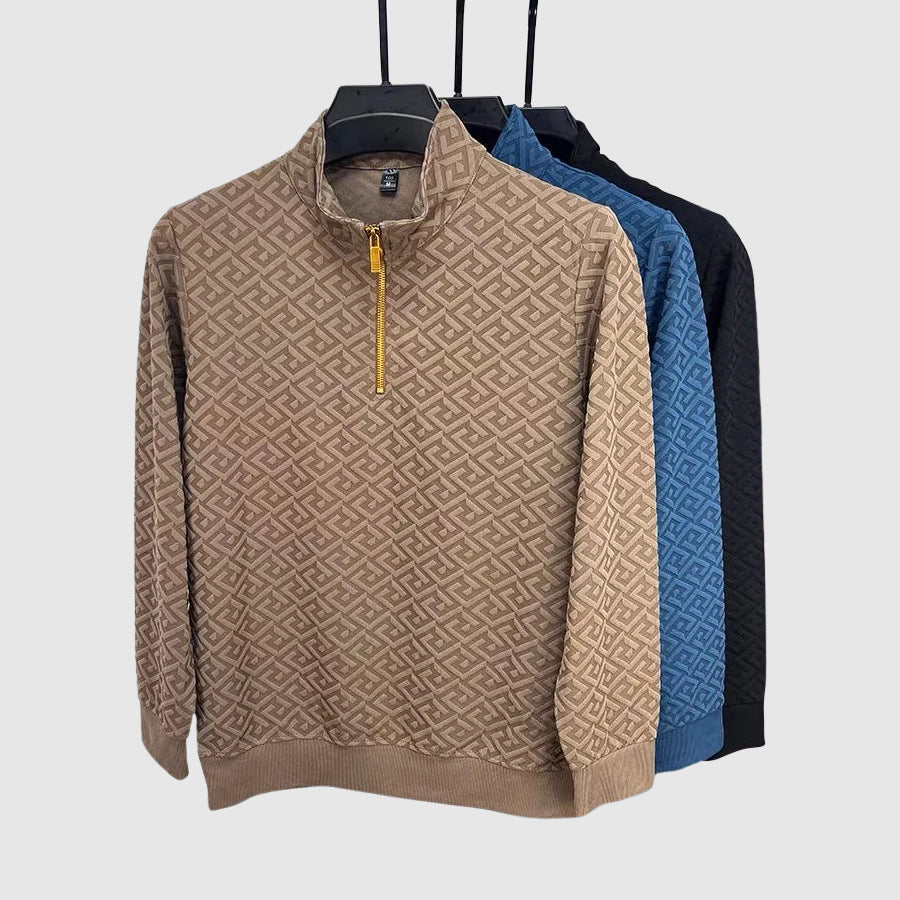 Pull pour Homme Col Montant Chic 3
