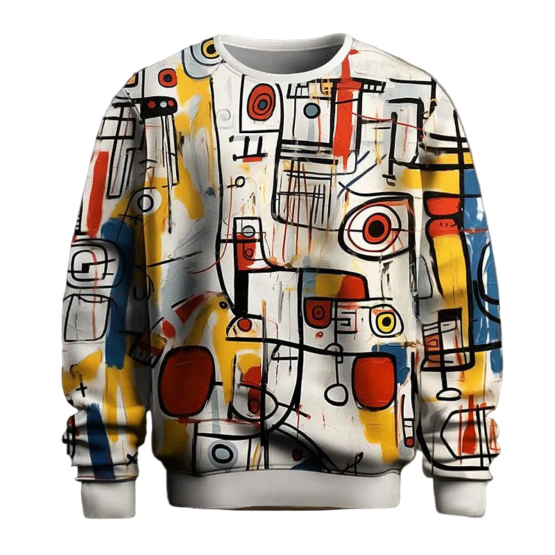 Pull pour Homme Style Cubiste 0