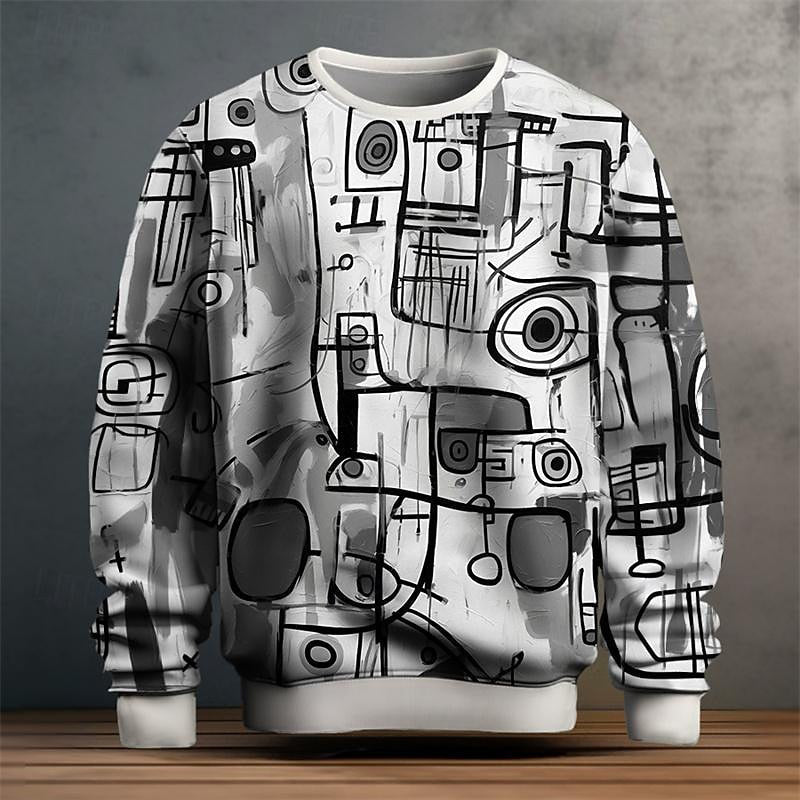 Pull pour Homme Style Cubiste 1