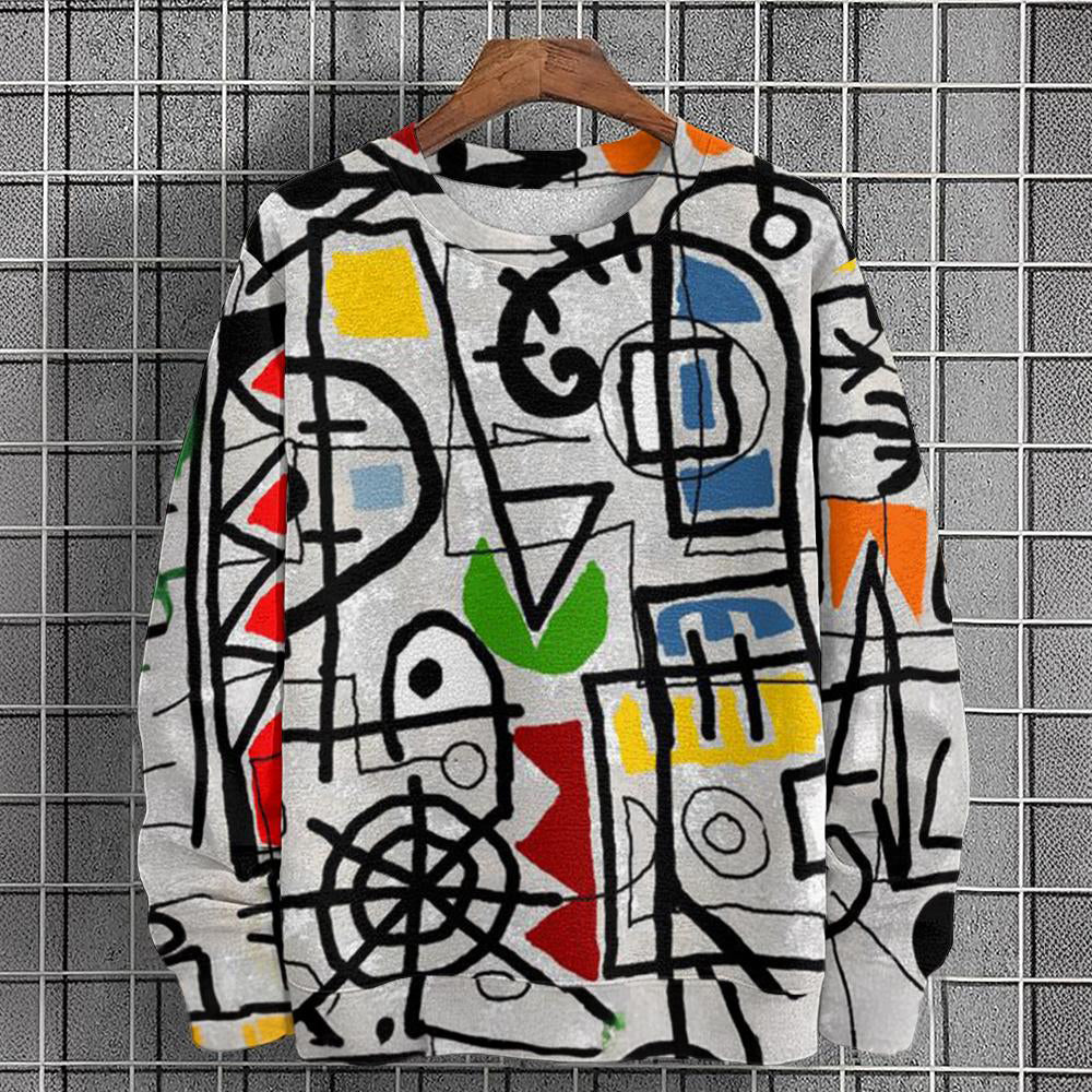 Pull pour Homme Style Cubiste 3