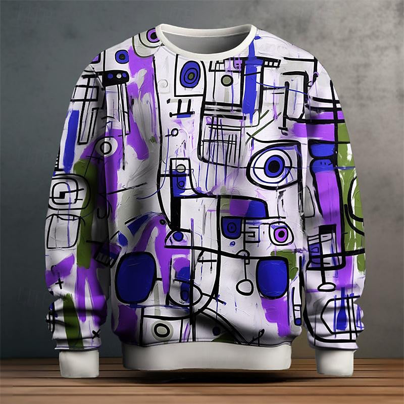 Pull pour Homme Style Cubiste 4