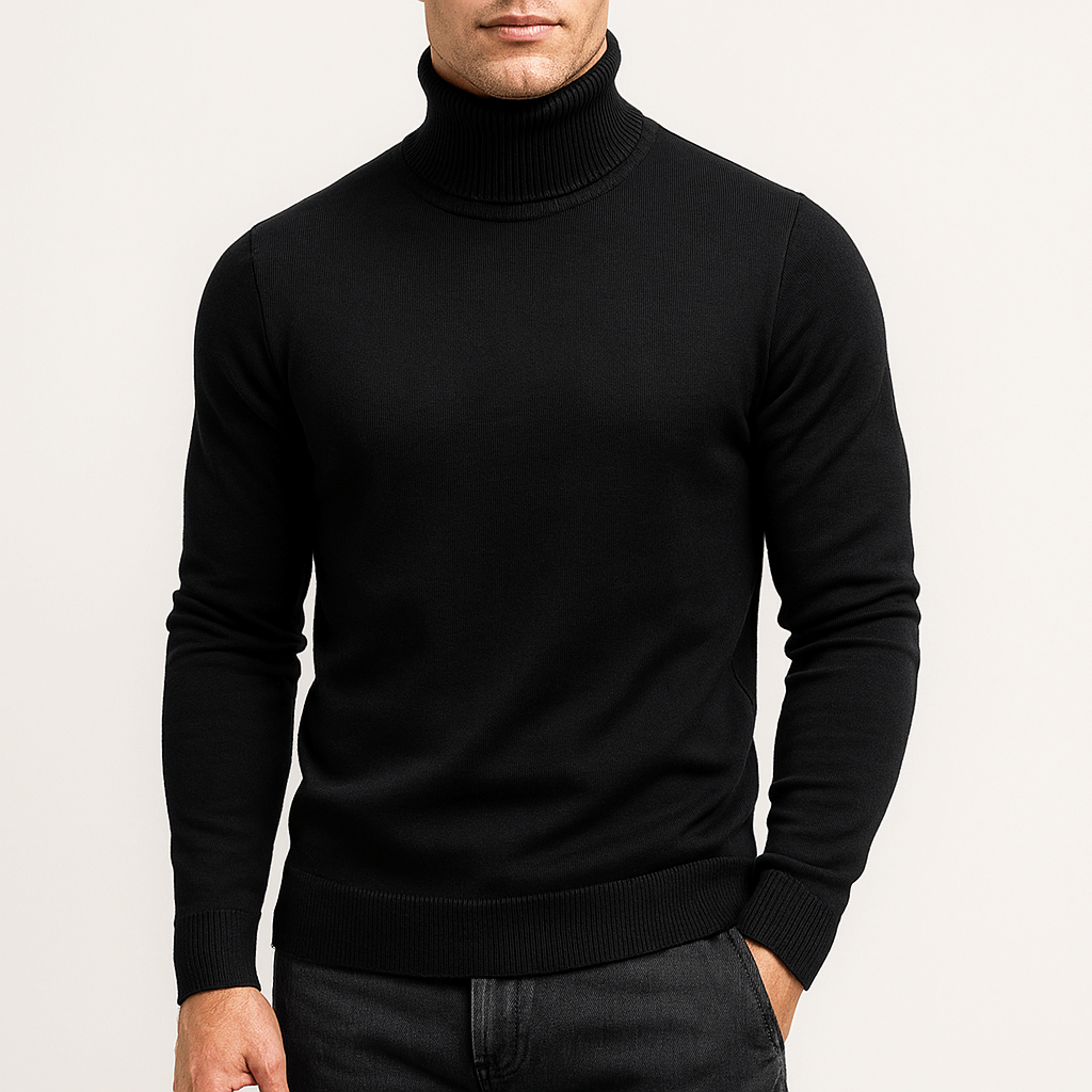 Pull pour Hommes à Col Roulé Chic 4