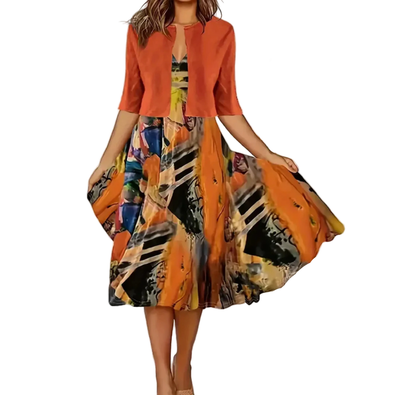 Robe Blazer Femme Imprimé Floral 9