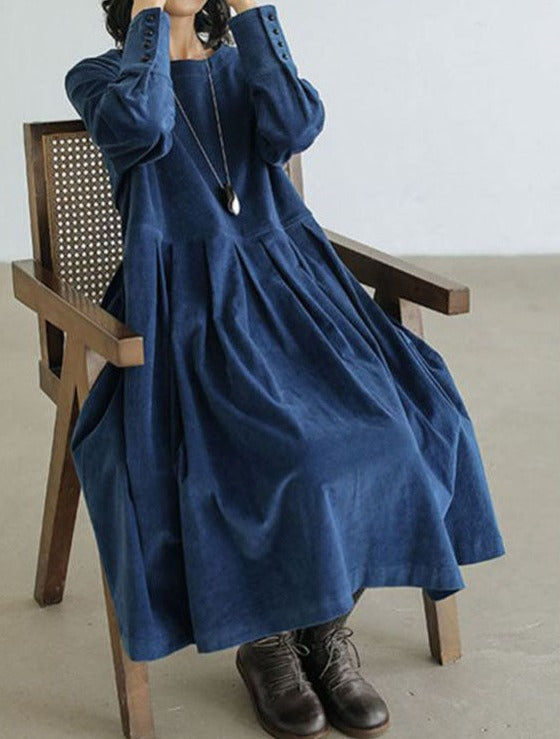 Robe Classique en Velours pour Femmes 0