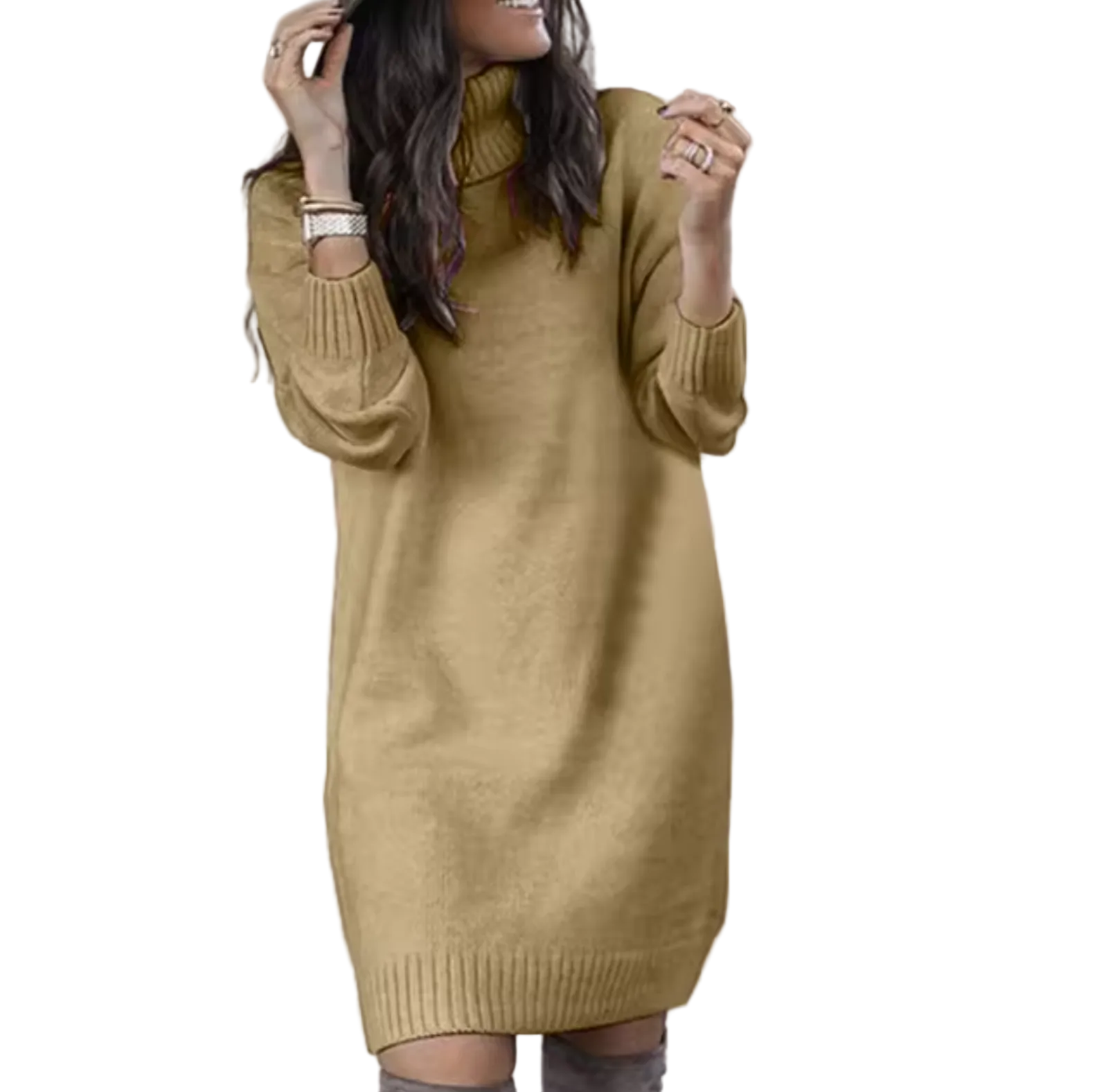 Robe Décontractée Tricotée pour Femme 1