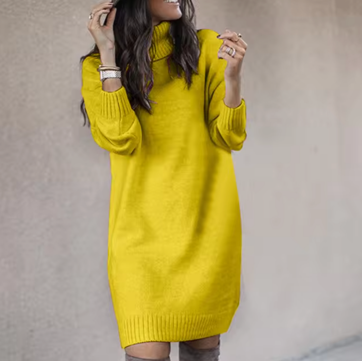 Robe Décontractée Tricotée pour Femme 3