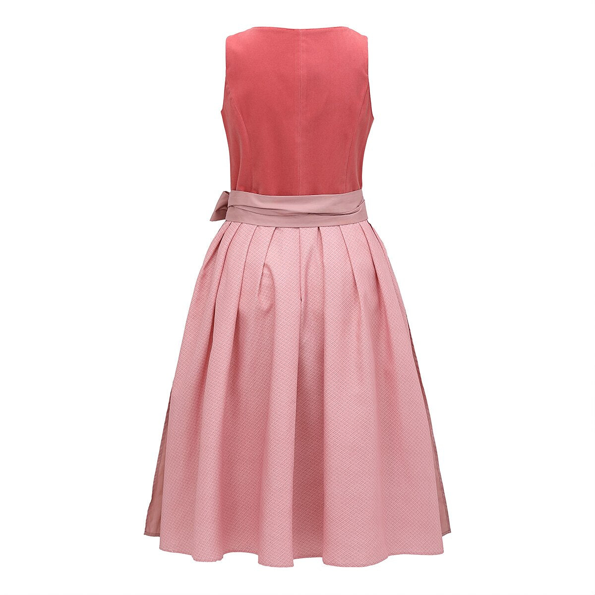 Robe Dirndl Femme Avec Schürze Tissu Confortable 2