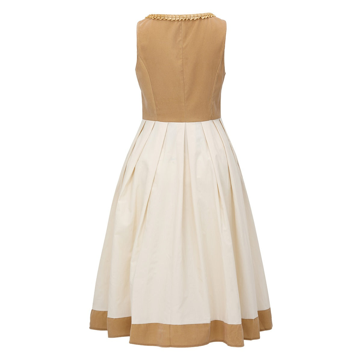 Robe Dirndl Femme Imprimé Léopard Tissu Léger 4