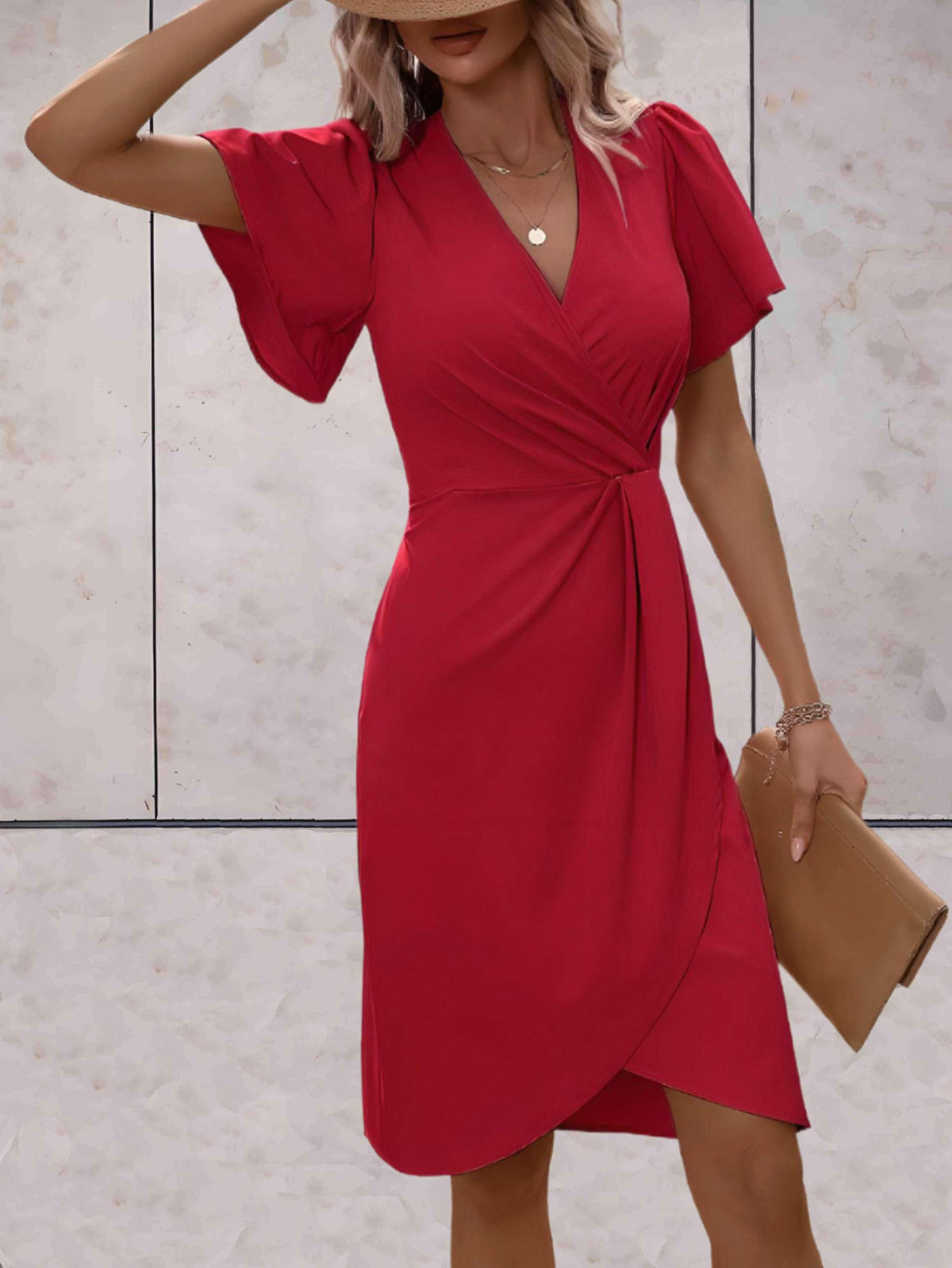 Robe Femme Chic à Manches Évasées 2