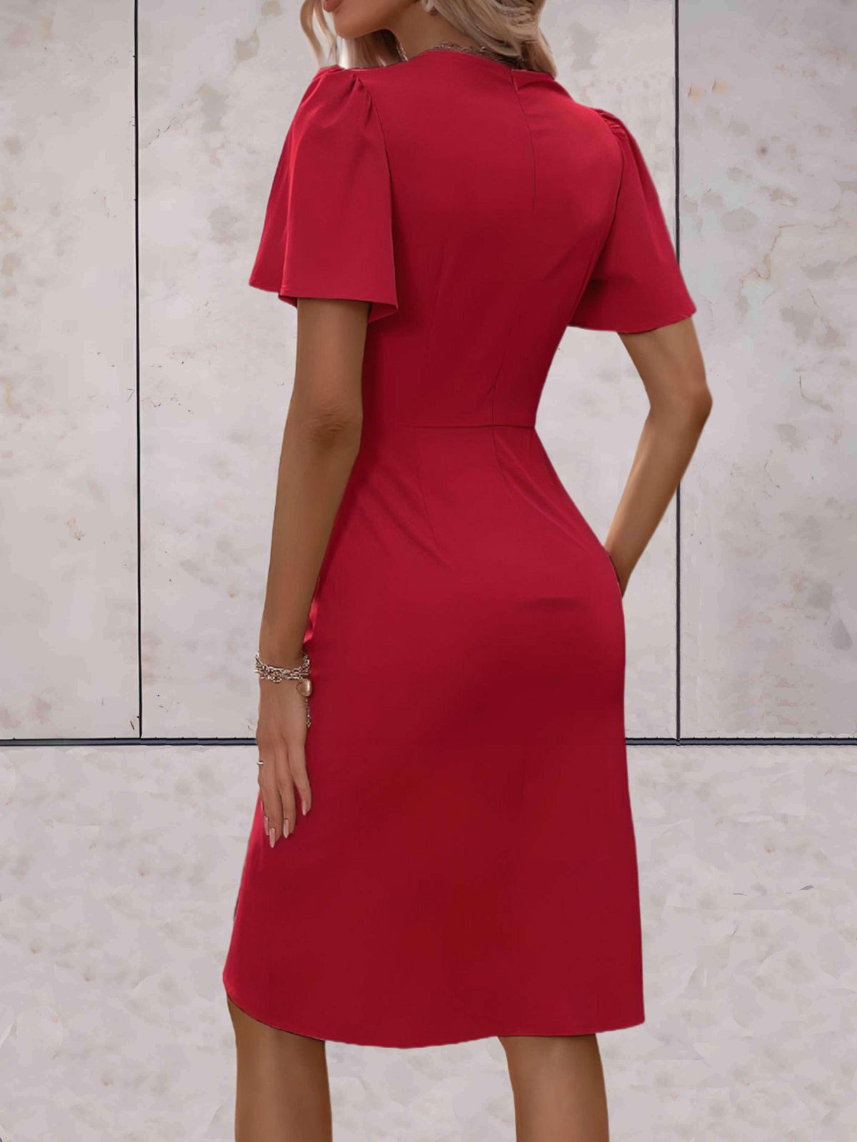 Robe Femme Chic à Manches Évasées 3