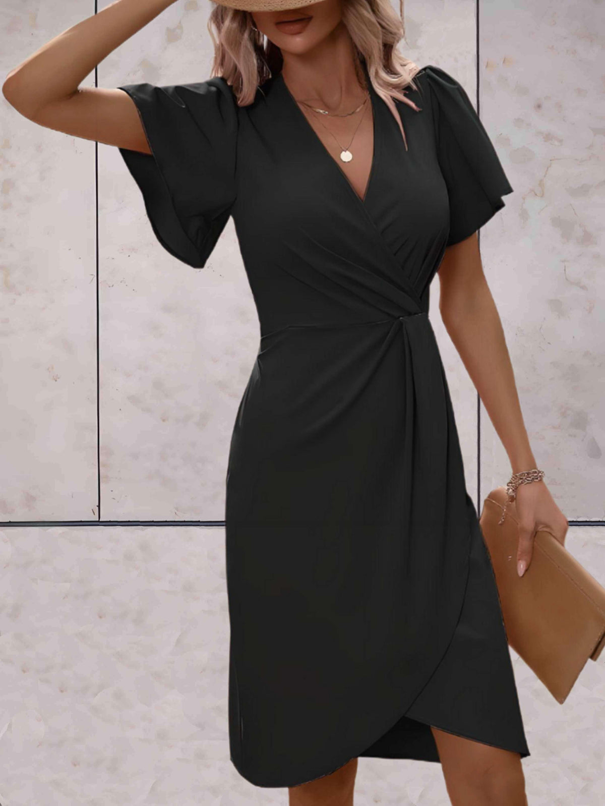 Robe Femme Chic à Manches Évasées 4