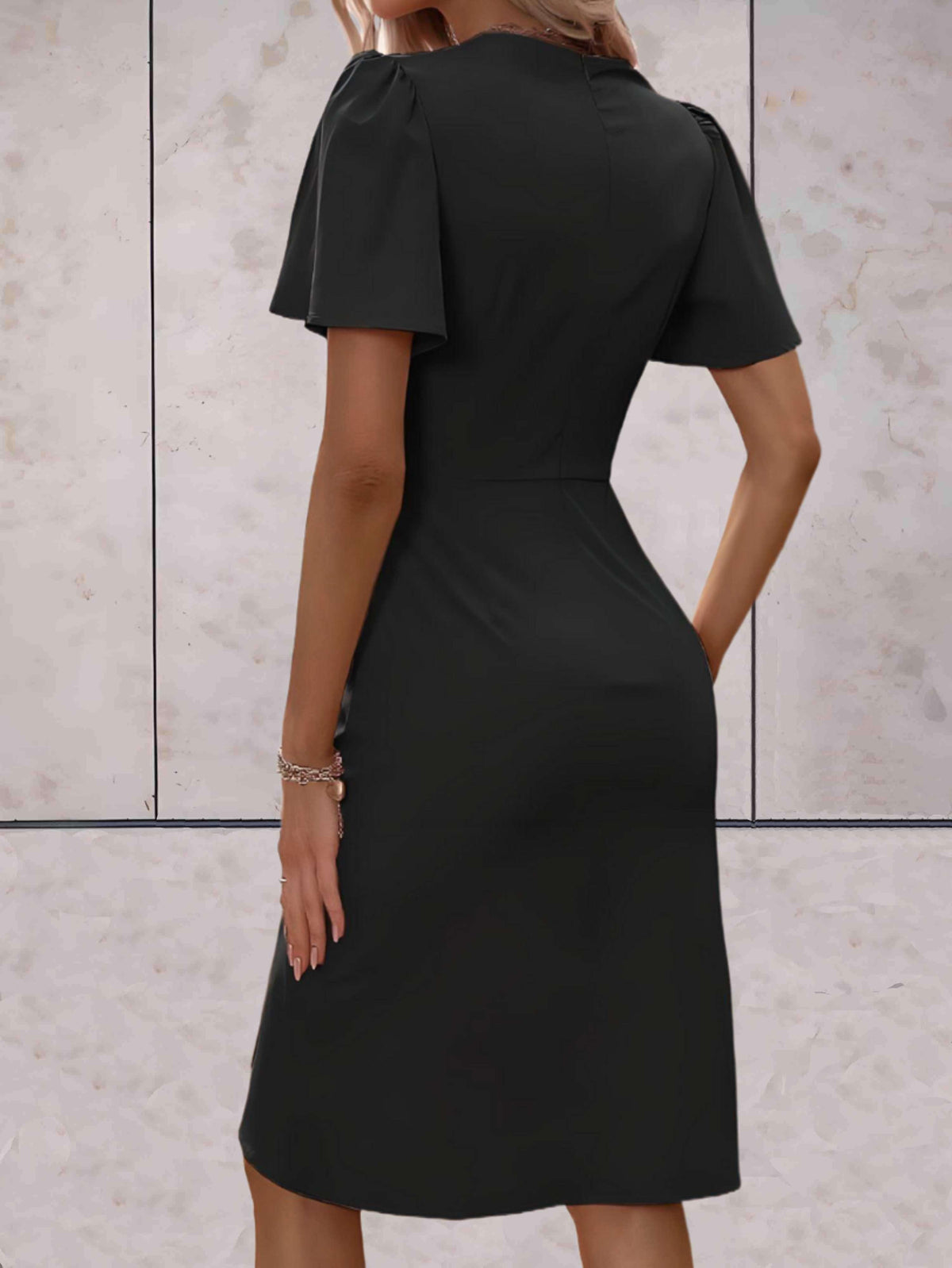 Robe Femme Chic à Manches Évasées 6
