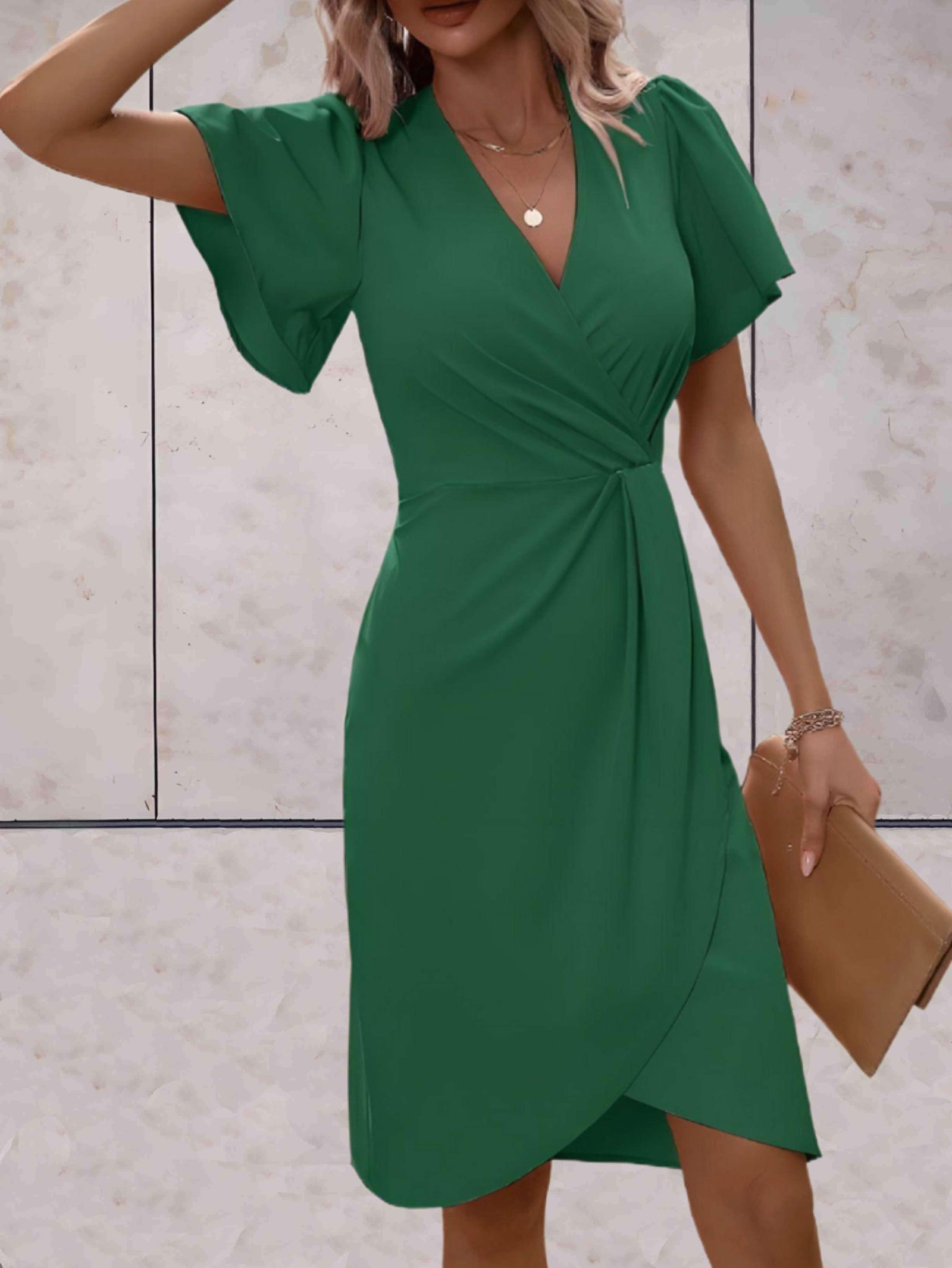Robe Femme Chic à Manches Évasées 7