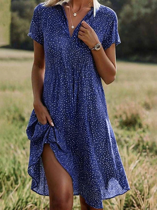 Robe Femme Fleurie Décontractée Longue Tissu Léger 2