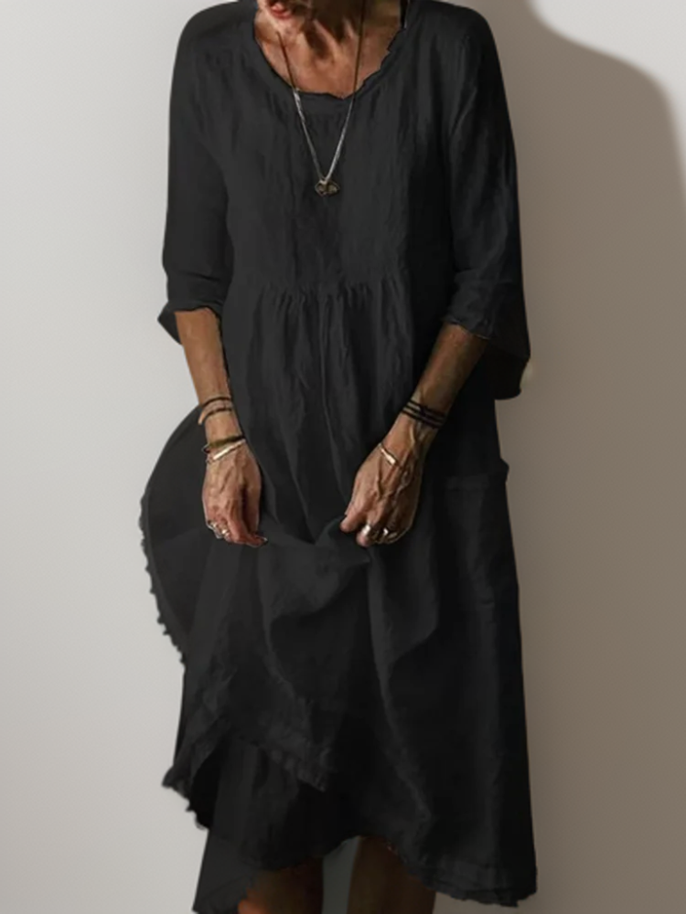 Robe Femme Midi Polyvalente Tissu Doux 5