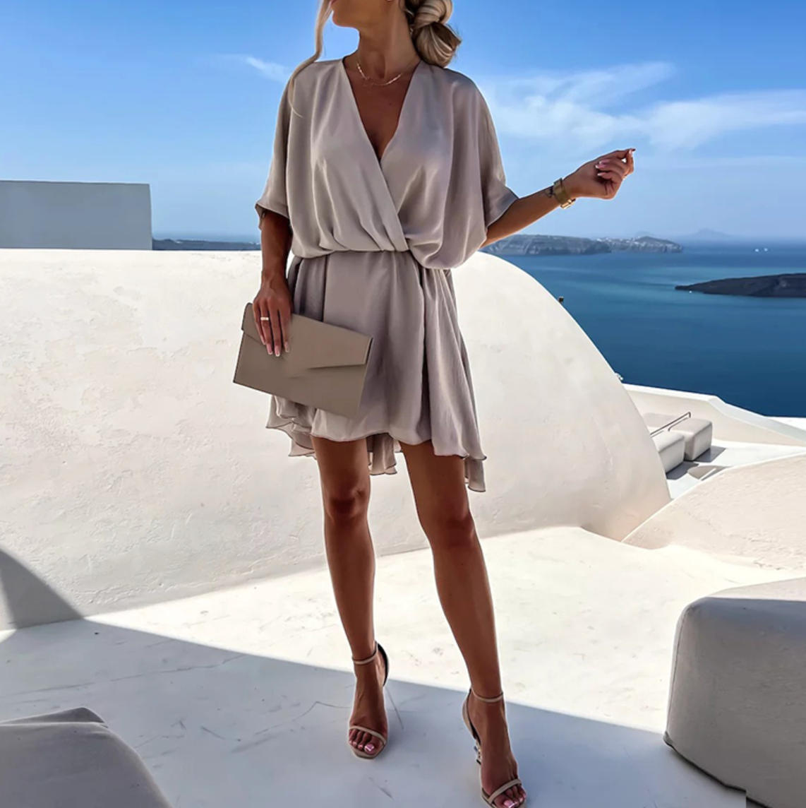 Robe Femme Portefeuille Chic Midi 5
