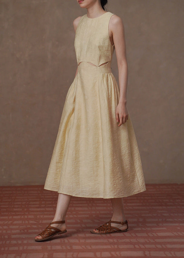 Robe Femme Sans Manches Jacquard Ajourée 1