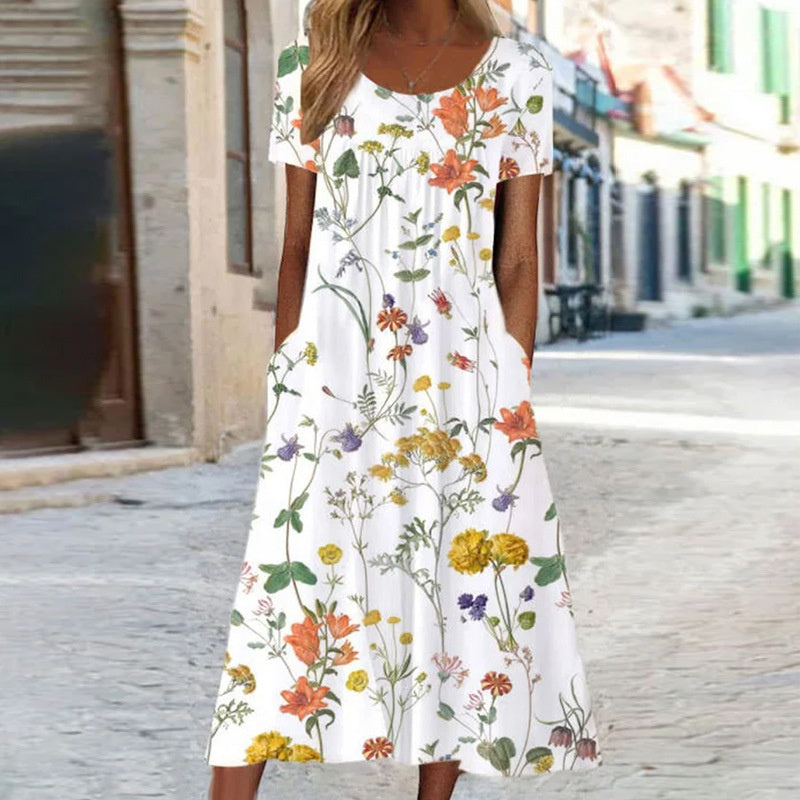 Robe Femme à Motif Floral Chic 1