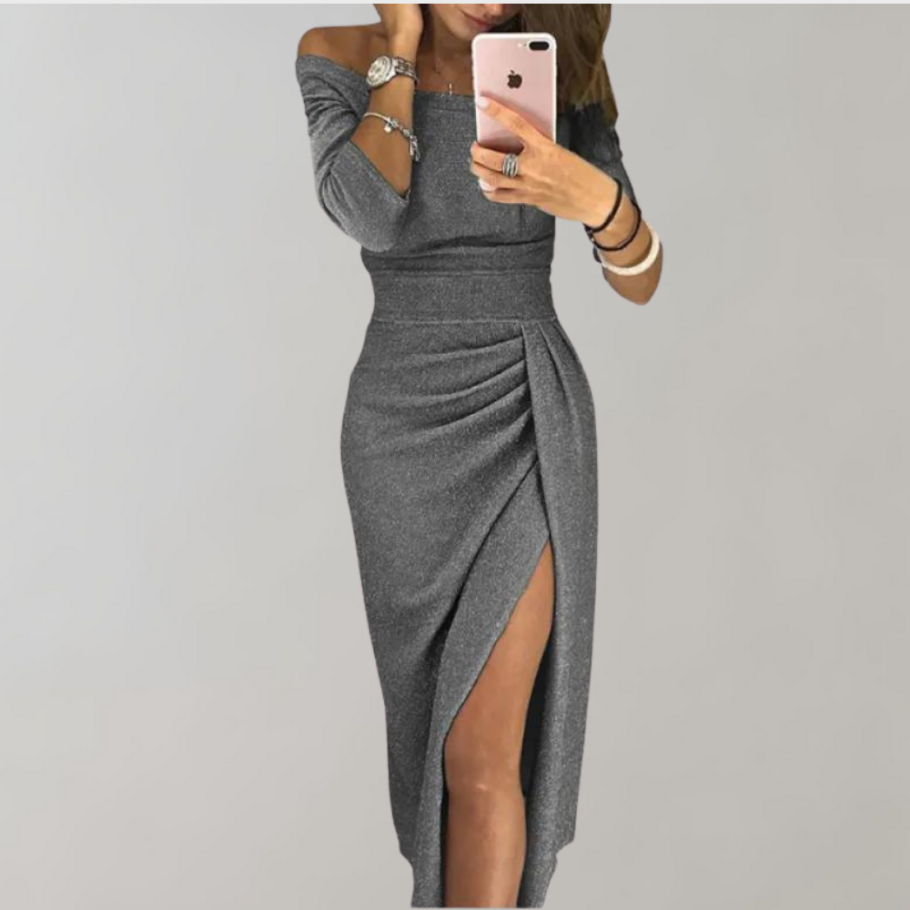 Robe Fendue Chic pour Femmes 4