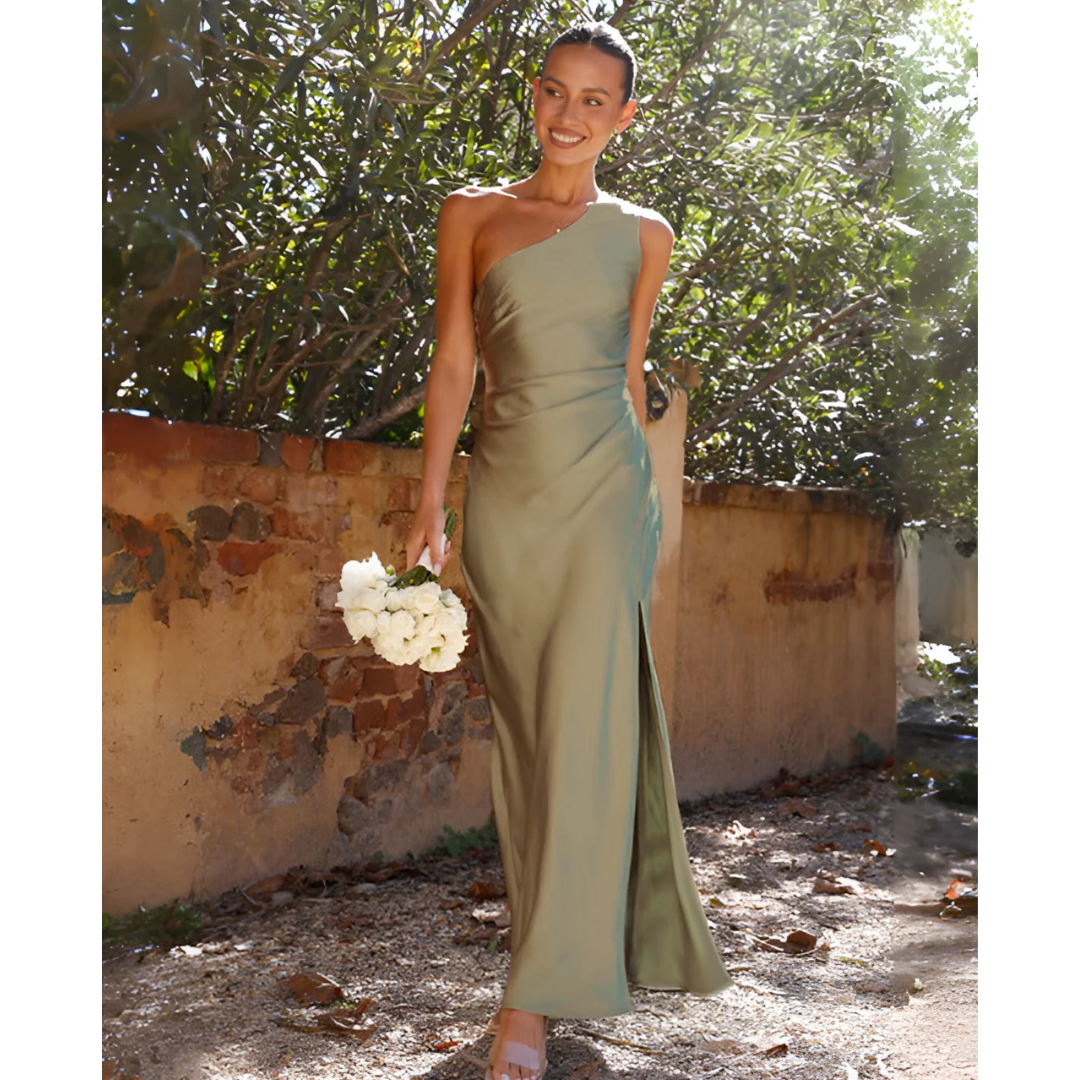 Robe Longue Asymétrique pour Femme 0