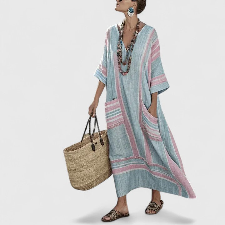 Robe Longue Bohème Femme Chic 8