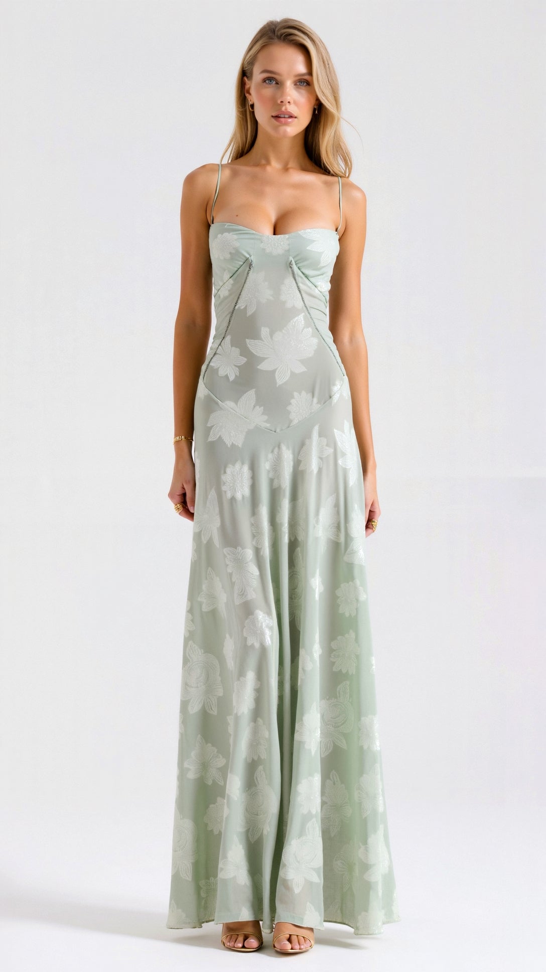 Robe Longue Femme À Enfiler Élégante Pour Mariage Et Soirées 6