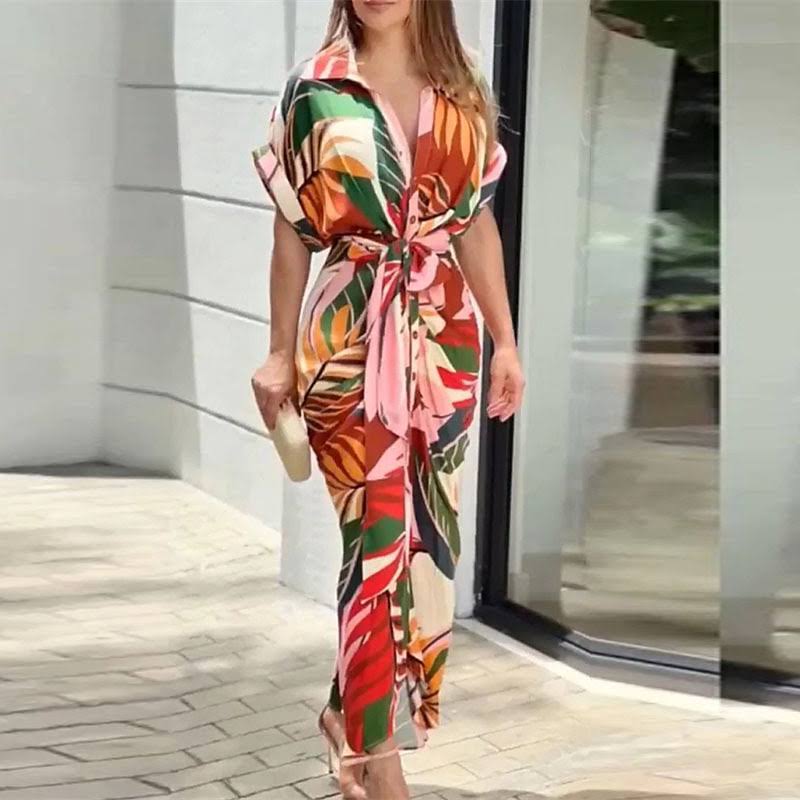 Robe Longue Femme Classique en Tissu Léger pour Soirée 5