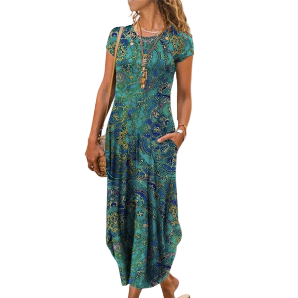 Robe Longue Femme Maxi Tissu Doux pour Été 0
